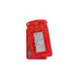 Hand-painted Telephone Box Compact Mirror | Eco-Friendly