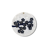 Hand-painted Sakura Blossom Compact Mirror | Eco-Friendly