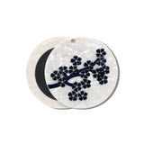 Hand-painted Sakura Blossom Compact Mirror | Eco-Friendly