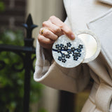 Hand-painted Sakura Blossom Compact Mirror | Eco-Friendly