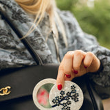 Hand-painted Sakura Blossom Compact Mirror | Eco-Friendly