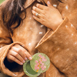 Hand-painted Sakura Blossom Compact Mirror | Eco-Friendly