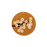 Hand-painted Sakura Blossom Compact Mirror | Eco-Friendly