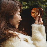 Hand-painted Sakura Blossom Compact Mirror | Eco-Friendly