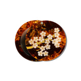 Hand-painted Sakura Blossom Compact Mirror | Eco-Friendly