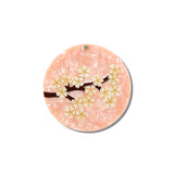 Hand-painted Sakura Blossom Compact Mirror | Eco-Friendly