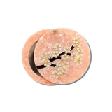 Hand-painted Sakura Blossom Compact Mirror | Eco-Friendly