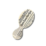 Hand-painted Newspaper Brush | Eco-Friendly