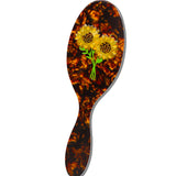 Hand-painted Sunflower Stem Brush | Eco-Friendly