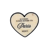 Hand-painted Please Return to City Compact Mirror | Eco-Friendly