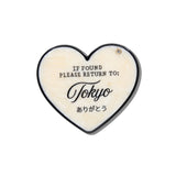 Hand-painted Please Return to City Compact Mirror | Eco-Friendly