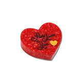 Hand-painted Paris Loves You Heart Jewelry Box