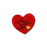 Hand-painted Paris Loves You Heart Jewelry Box