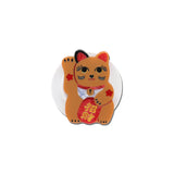 Hand-painted Maneki-Neko Cat GripCharm | Eco-Friendly