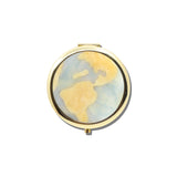 Hand-painted Globe Handbag Hero Pill Compact