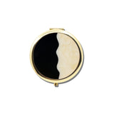 Hand-painted Black & White Cookie Handbag Hero Pill Compact