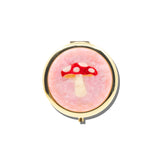 Hand-painted Toadstool Handbag Hero Pill Compact