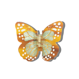 Hand-painted Boho Monarch Claw Hair Clip | Eco-Friendly