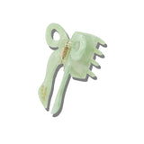 Hand-painted Coquette Bow Claw Hair Clip | Eco-Friendly