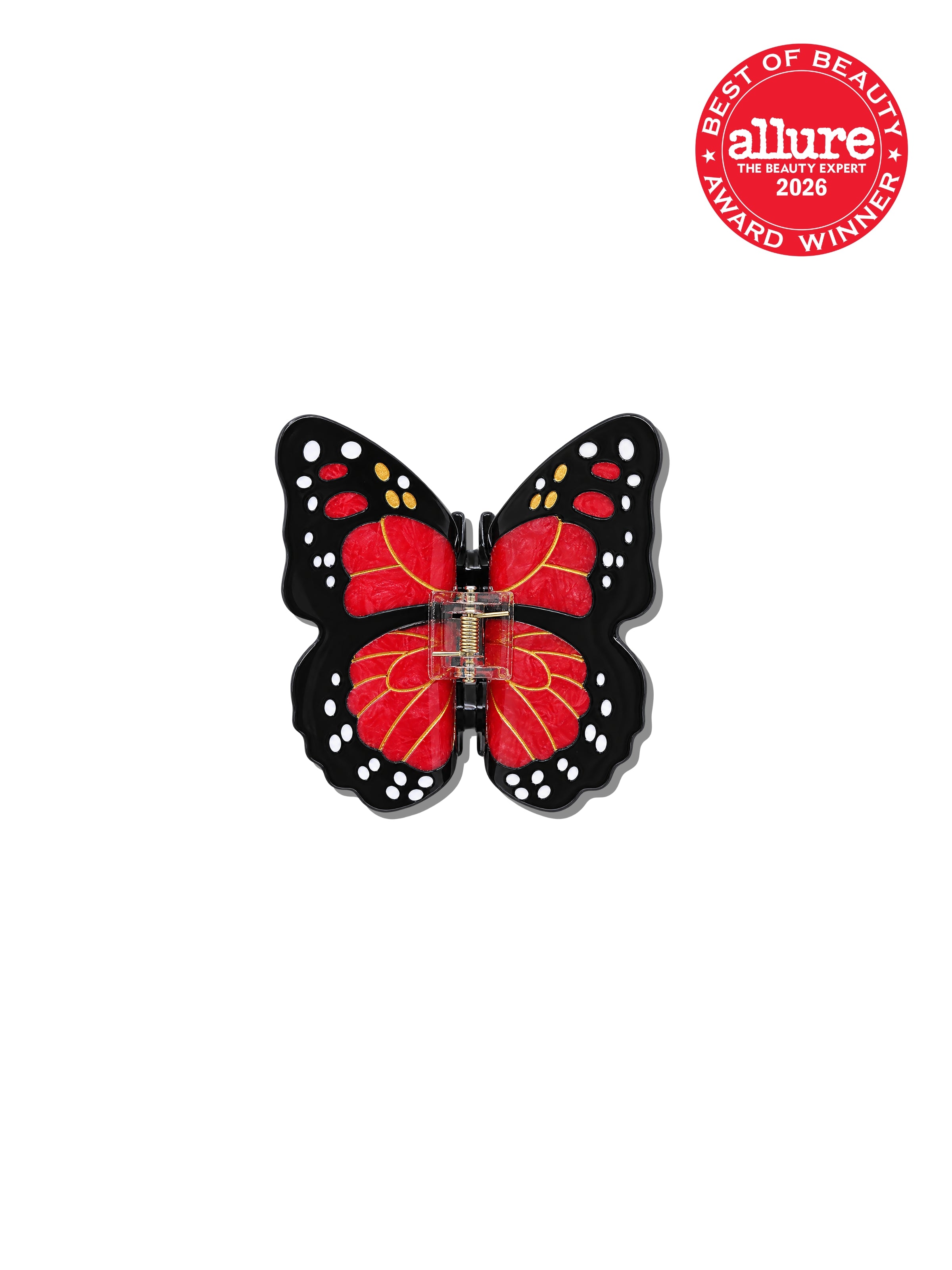 Hand-painted Mini Monarch Butterfly Claw Hair Clip | Eco-Friendly