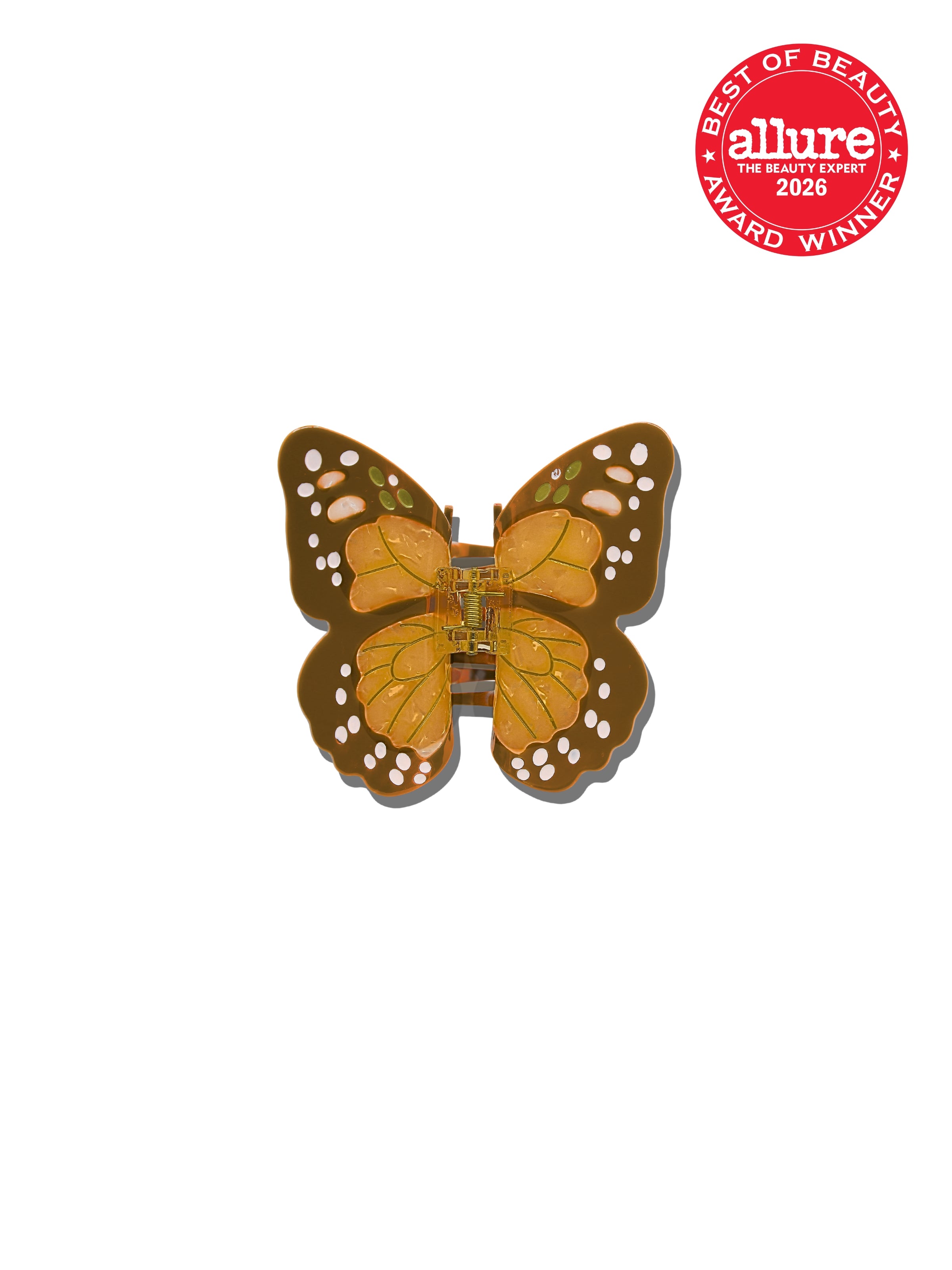 Hand-painted Mini Monarch Butterfly Claw Hair Clip | Eco-Friendly