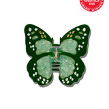 Hand-painted Monarch Butterfly Claw Hair Clip | Eco-Friendly