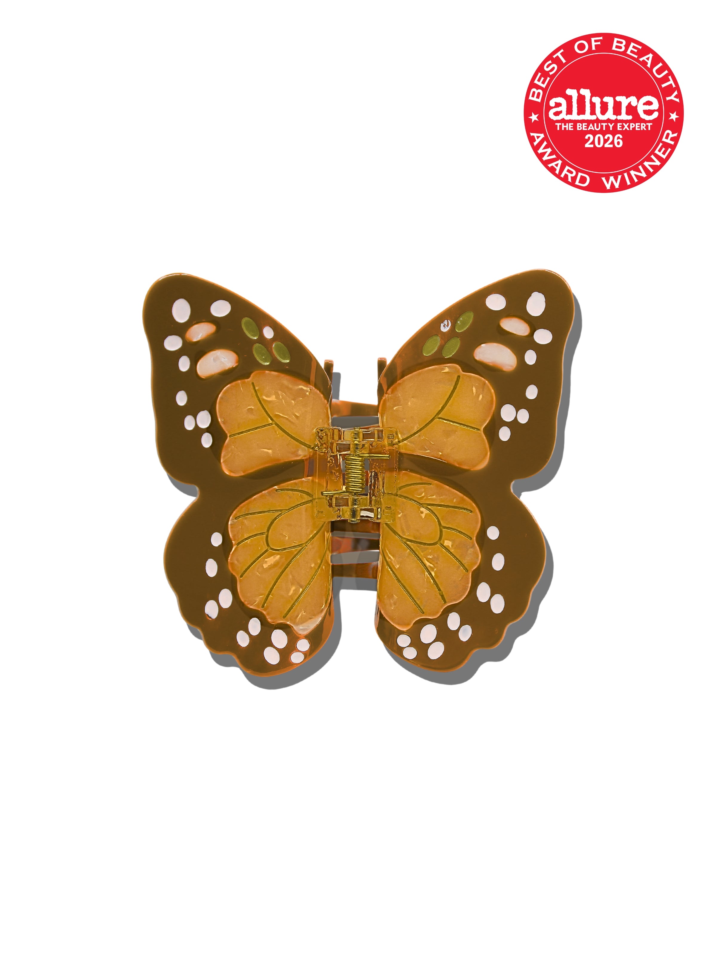 Hand-painted Monarch Butterfly Claw Hair Clip | Eco-Friendly