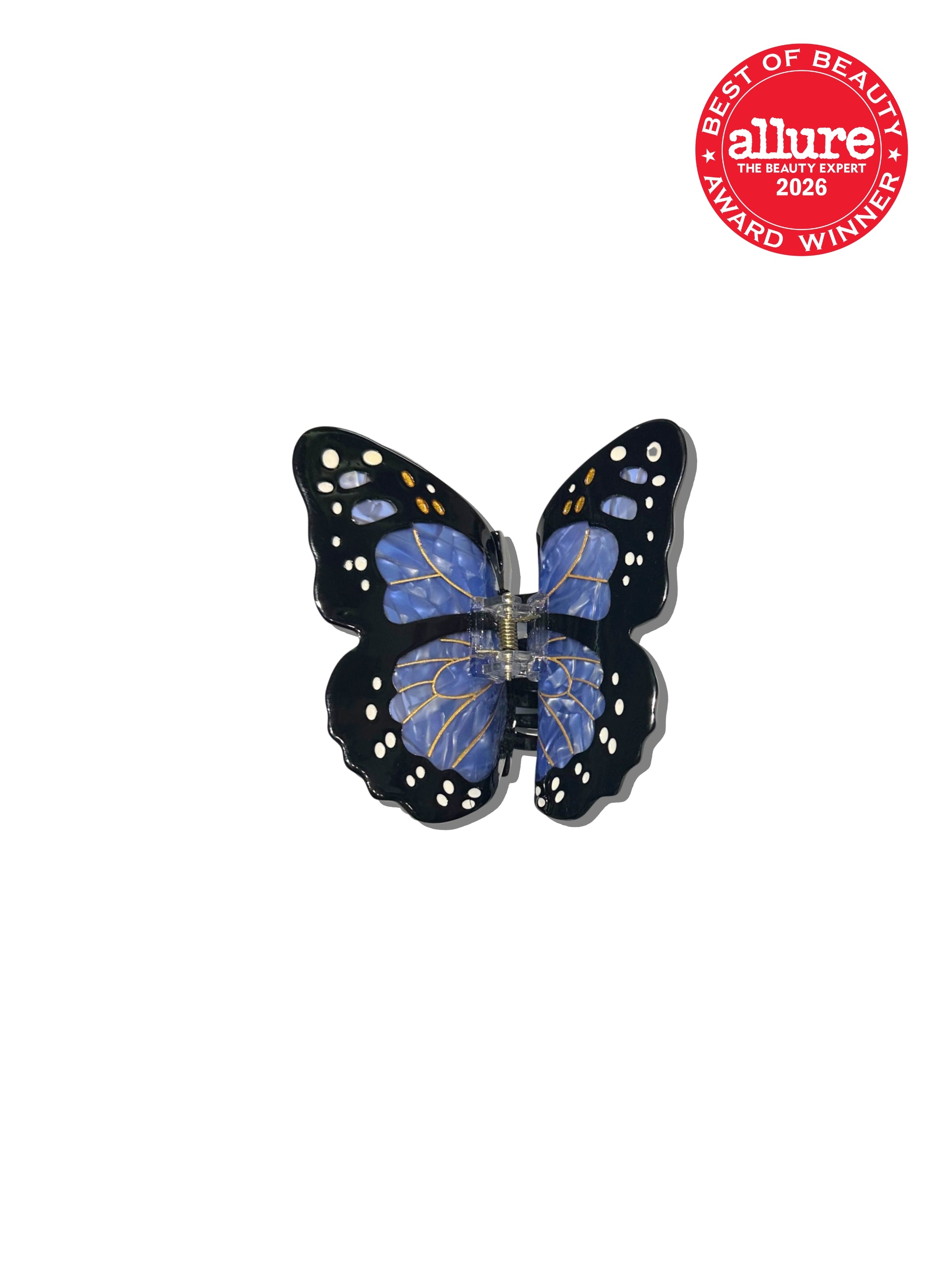 Hand-painted Mini Monarch Butterfly Claw Hair Clip | Eco-Friendly