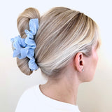 Organza Ruffle Claw Clip