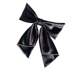 Gem Embellished Satin Bow