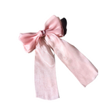 Handmade Organza Hair Bow Barrette