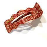 Scalloped Lay Down Acetate Claw Hair Clip | Eco-Friendly