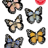 Hand-painted Mini Monarch Butterfly Claw Hair Clip | Eco-Friendly