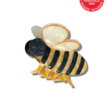 Hand-painted Bee Claw Hair Clip | Eco-Friendly
