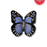 Hand-painted Monarch Butterfly Claw Hair Clip | Eco-Friendly