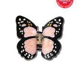 Hand-painted Monarch Butterfly Claw Hair Clip | Eco-Friendly