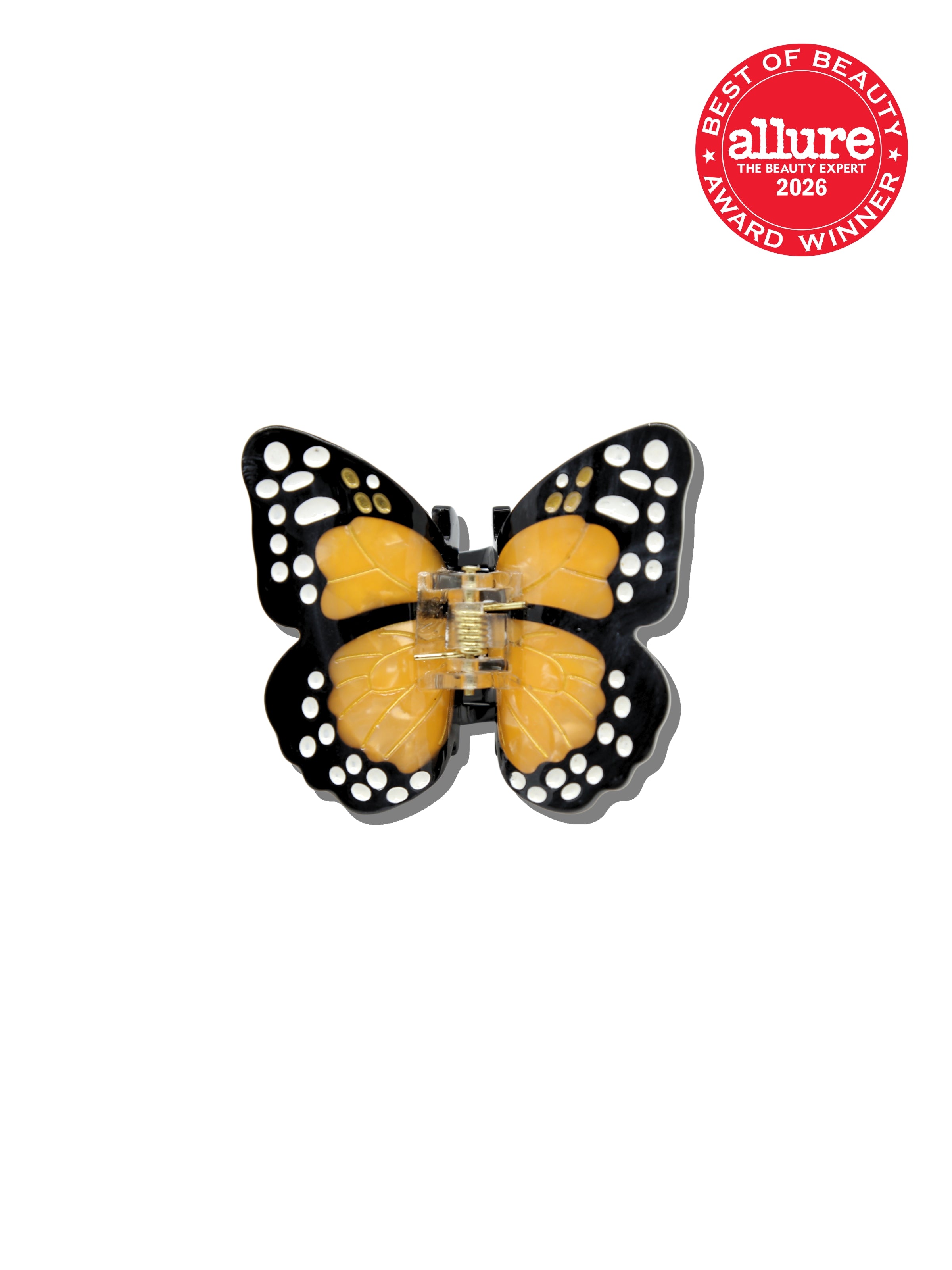 Hand-painted Mini Monarch Butterfly Claw Hair Clip | Eco-Friendly