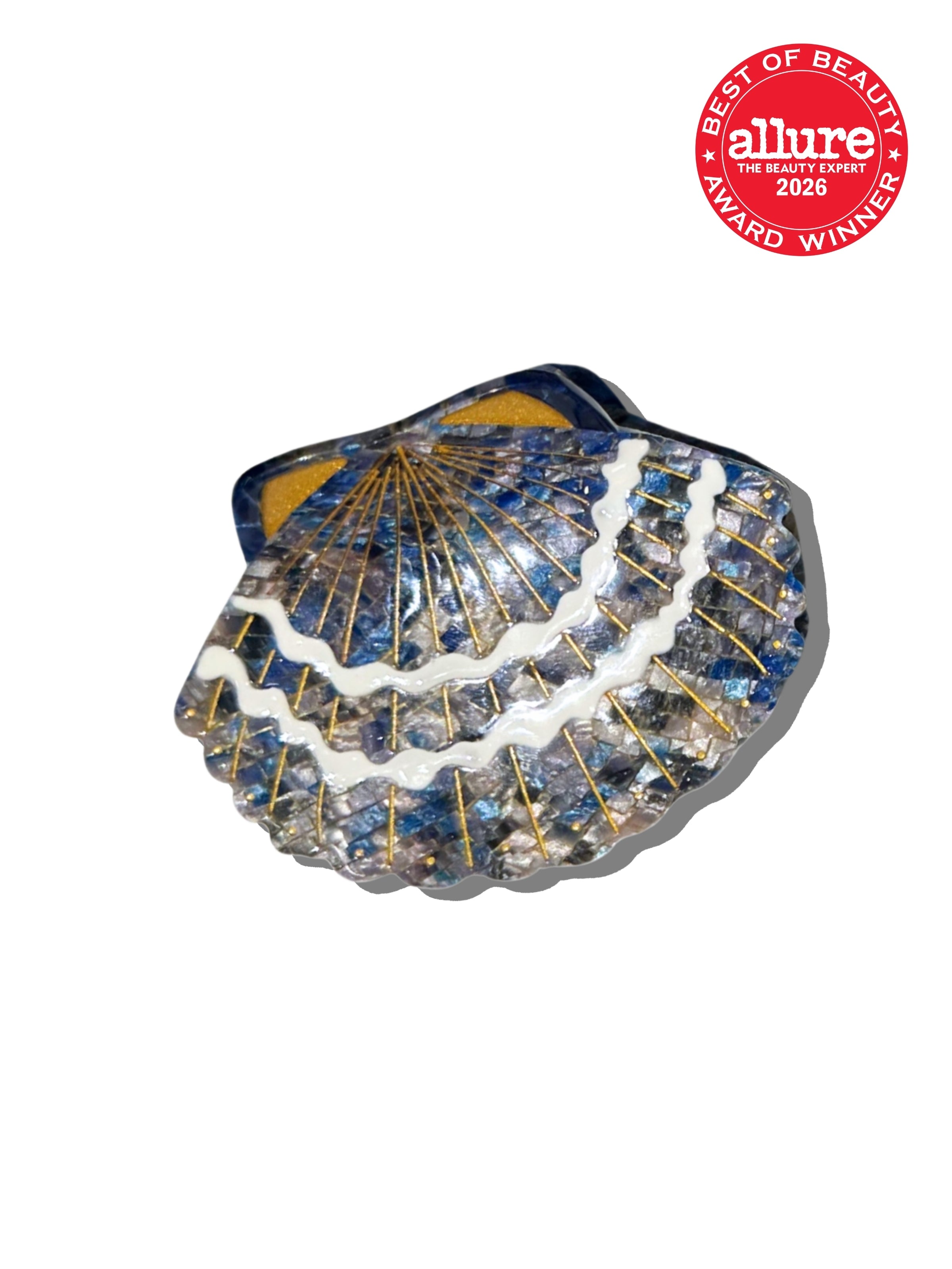 Hand-painted Seashell Claw Hair Clip | Eco-Friendly