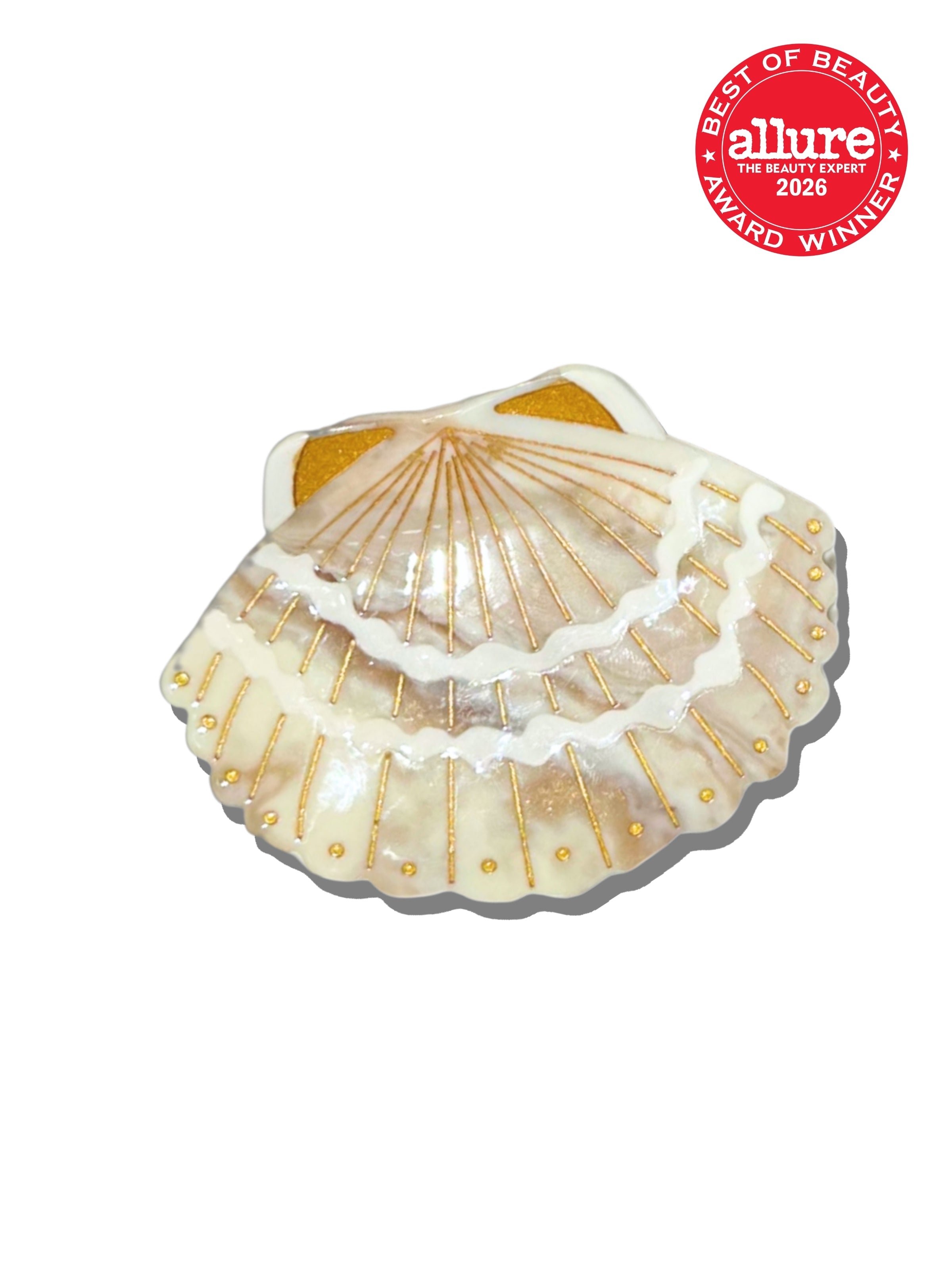 Hand-painted Seashell Claw Hair Clip | Eco-Friendly