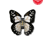 Hand-painted Monarch Butterfly Claw Hair Clip | Eco-Friendly