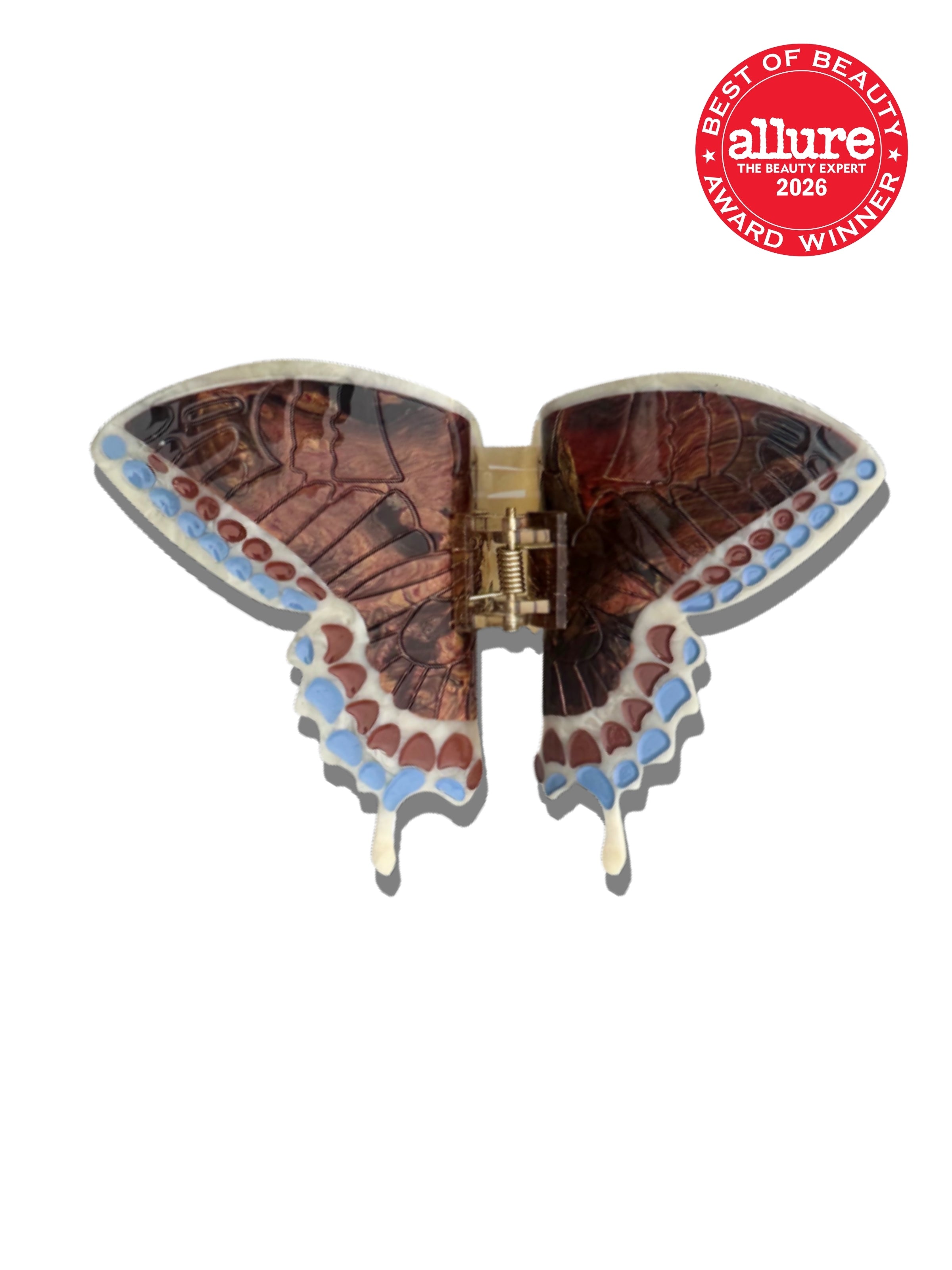 Hand-painted Swallowtail Butterfly Claw Clip | Solar Eclipse