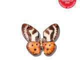 Hand-Painted Tiger Moth Claw Hair Clip | Eco-Friendly
