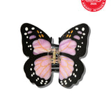 Hand-painted Monarch Butterfly Claw Hair Clip | Eco-Friendly