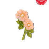 Hand-painted Wild Roses Claw Hair Clip | Eco-Friendly