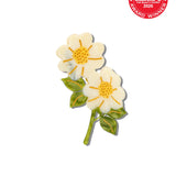 Hand-painted Vintage Daisy Stem Claw Hair Clip | Eco-Friendly