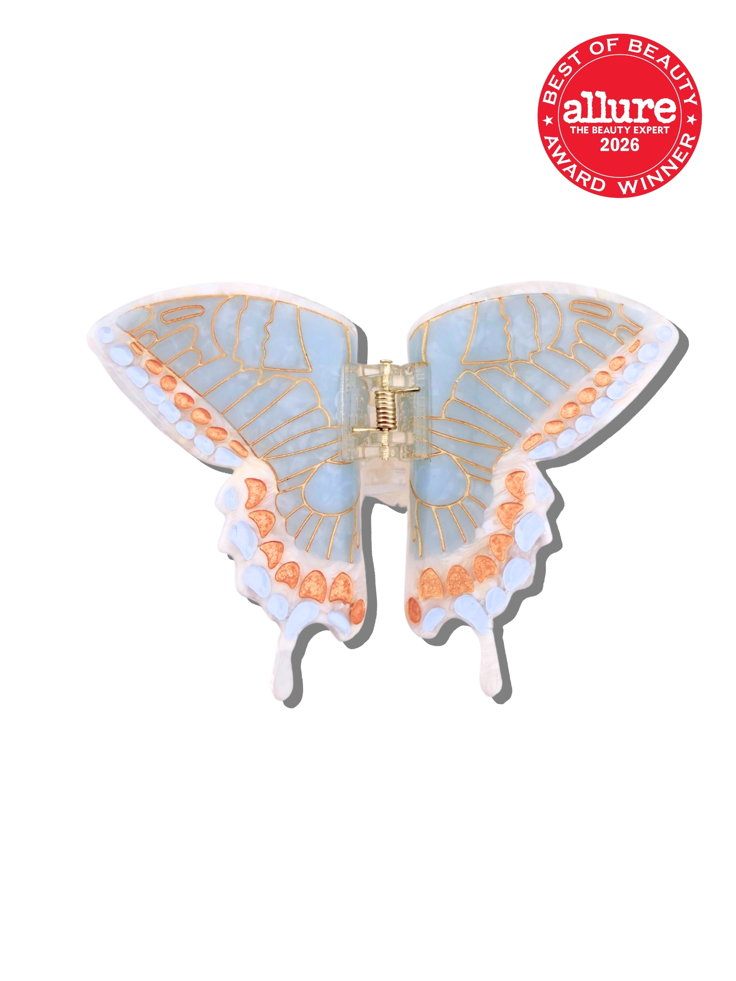 Hand-Painted Swallowtail Butterfly Claw Hair Clip | Eco-Friendly