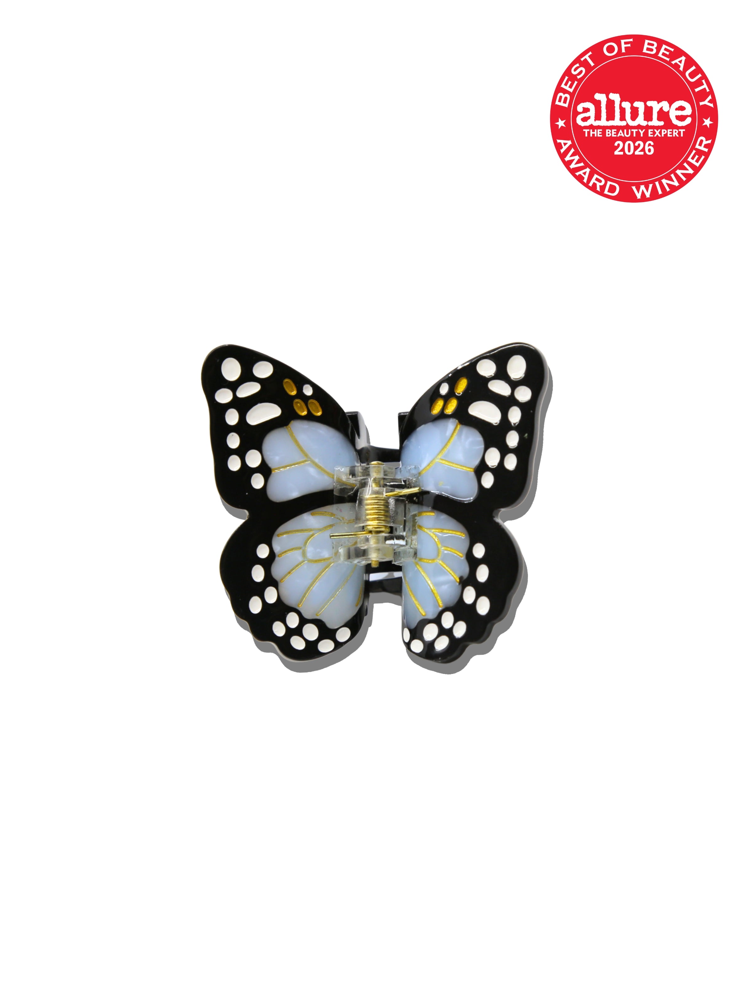 Hand-painted Mini Monarch Butterfly Claw Hair Clip | Eco-Friendly