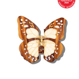 Hand-painted Boho Monarch Claw Hair Clip | Eco-Friendly