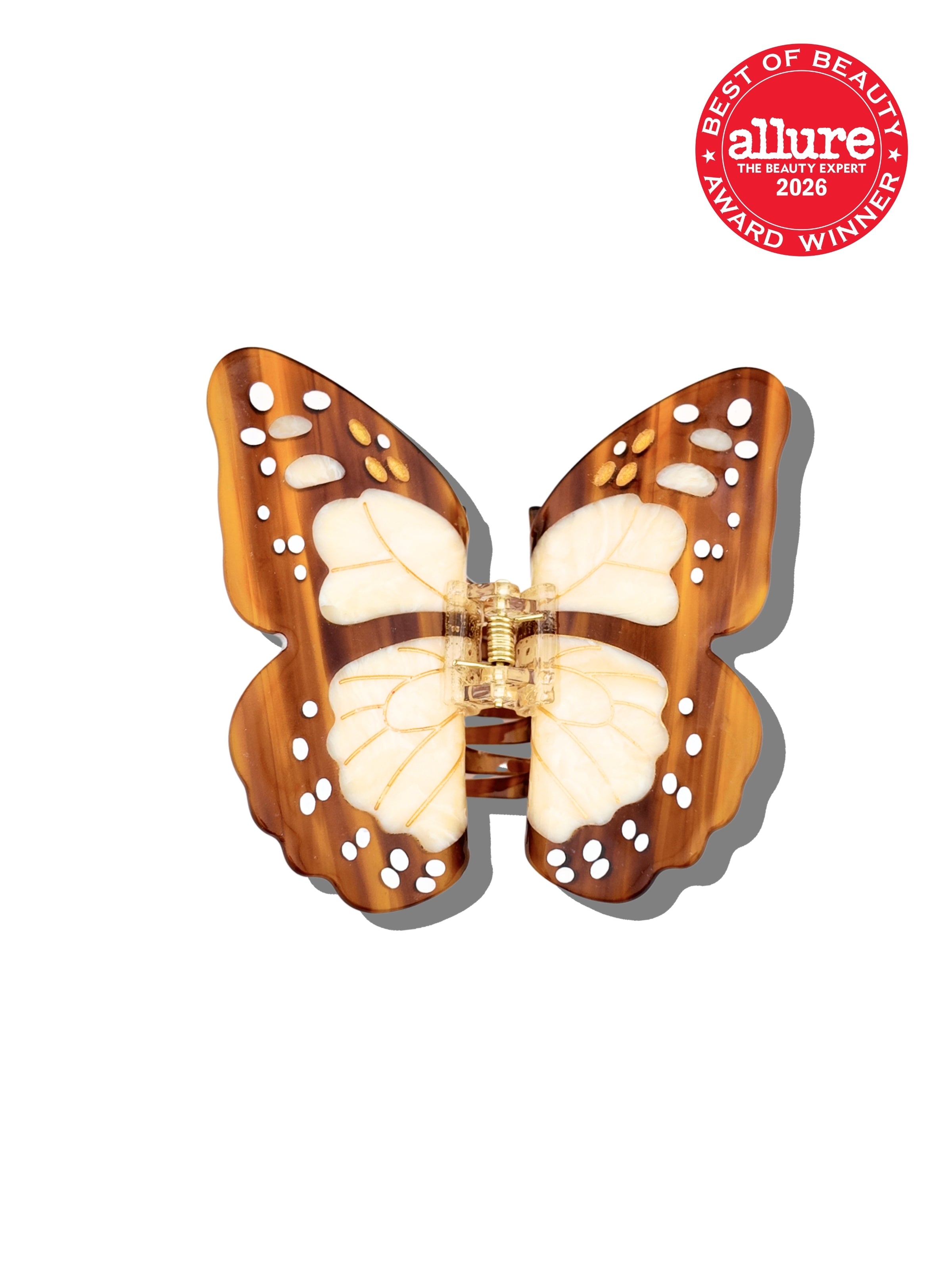 Hand-painted Boho Monarch Claw Hair Clip | Eco-Friendly