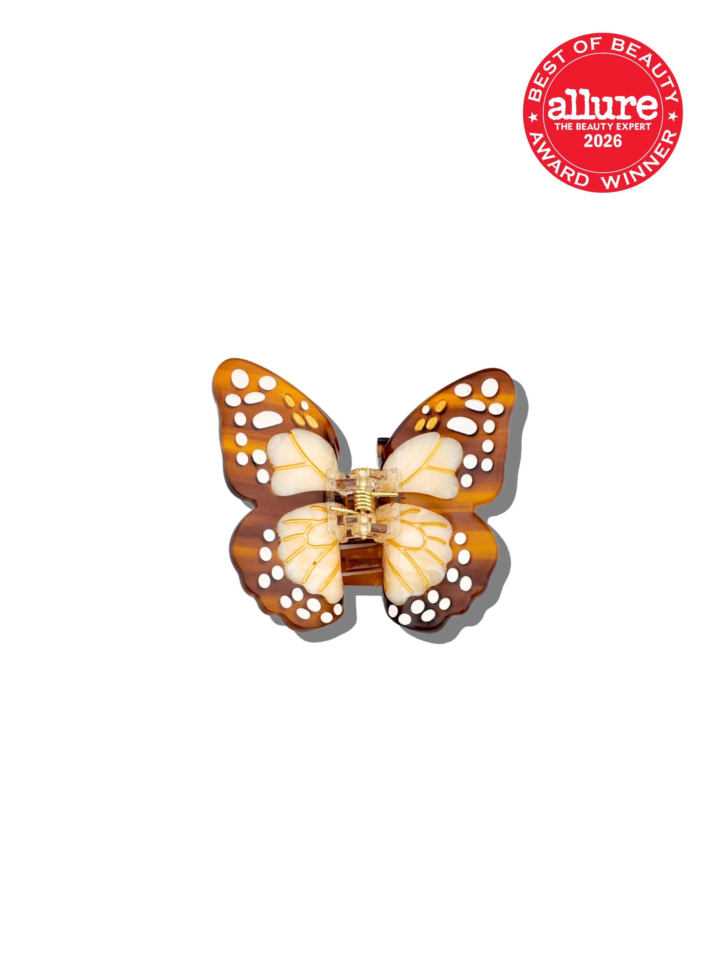 Hand-painted Mini Boho Monarch Claw Hair Clip | Eco-Friendly